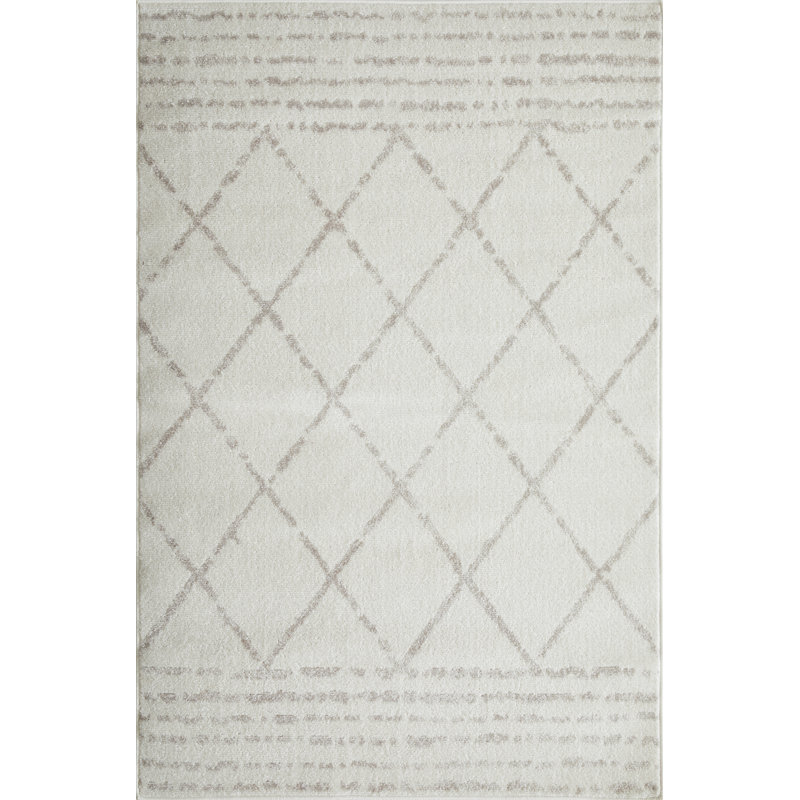 Tapis crème Christine Bennita, Rectangle 4 pi x 6 pi