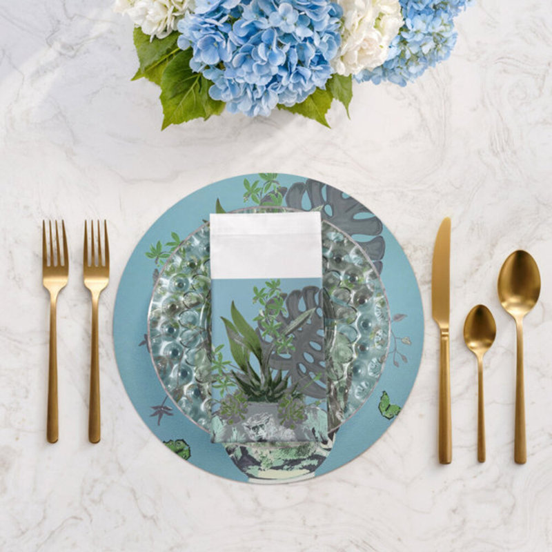 Cotton Blend Square Napkins, Bedford
