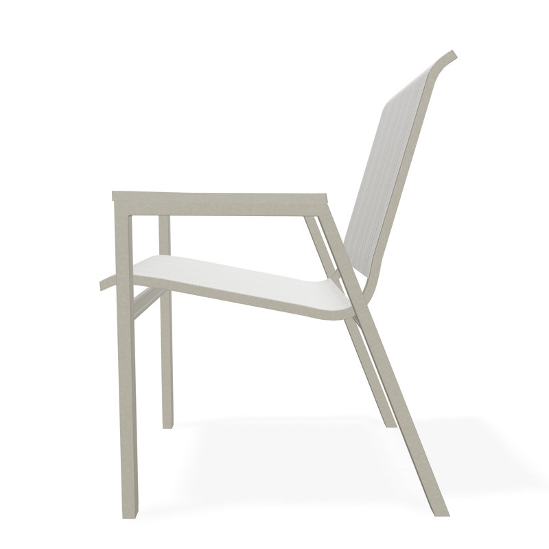 Bazza Outdoor Dining Chair, Harbor, Storm