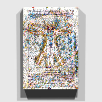 Leonardo Da Vinci - Wrapped Canvas Print