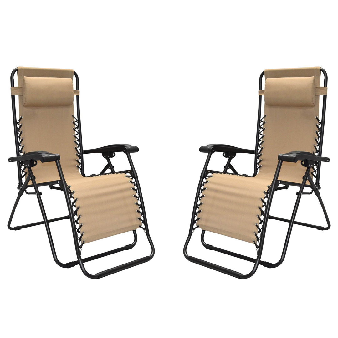 Fabric Patio Folding Chair Folding Chair Set (Set of 2) Caravan Canopy