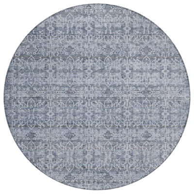 Machine Washable Indoor/Outdoor Colman ACN2152 Striped Rug