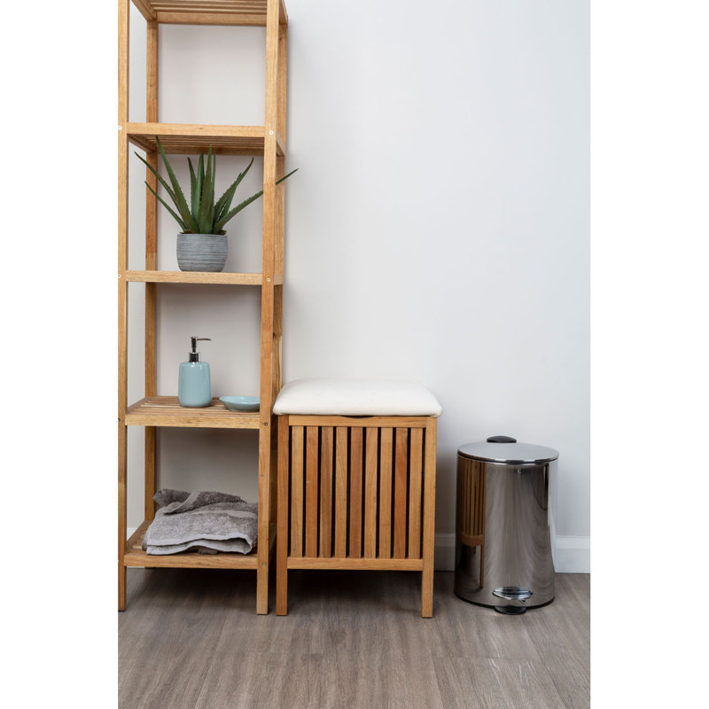 Steel Step On Kitchen Trash Can - 12L