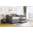 Upholstered daybed Twin Size with Two Drawers and Wood Slat-1261204155
