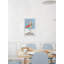 Surfboard And A Tree - Single Picture Frame Painting-1479057988