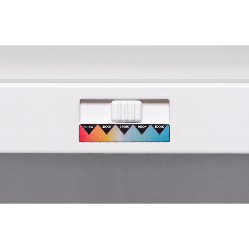 Plafonnier encastré DEL Lugan - P 24 po x l 48 po - Blanc, Blanc, H 0,75 po x l 48 po x P 24 po