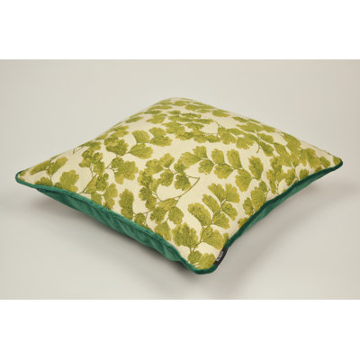 Choe Floral Green Square Floor Pillow Cover