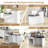 Reception Desk With Lockable Drawer & Adjustable Shelf Oval Tabletop For Store Black
