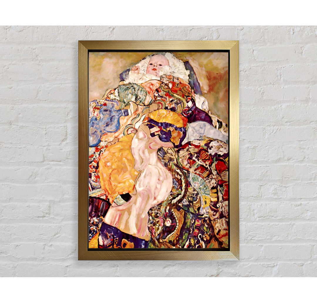 Klimt Baby von Gustav Klimt - Einzelner Bilderrahmen Kunstdrucke