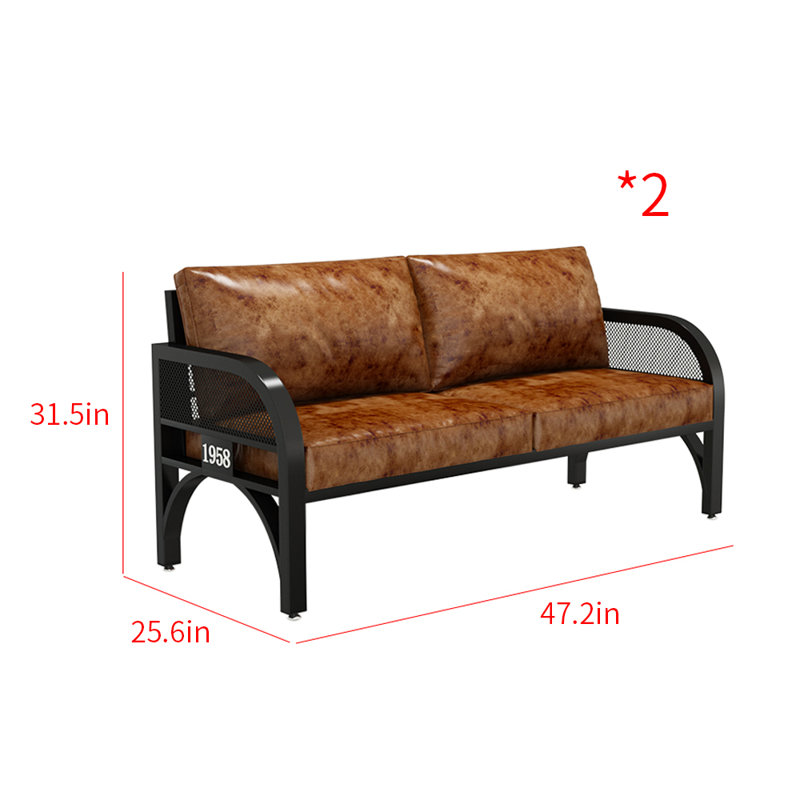 Banc rembourré en similicuir