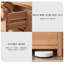 Armoire d'appoint Modern Burlywood