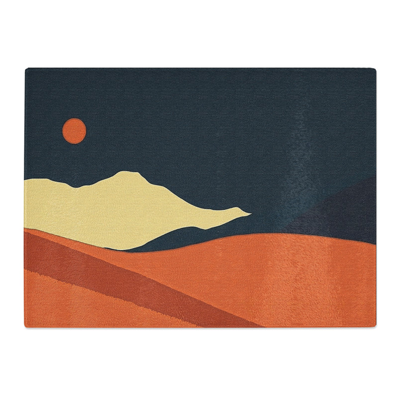 Minimalist Landscape Vol.2  Glass Chopping Board