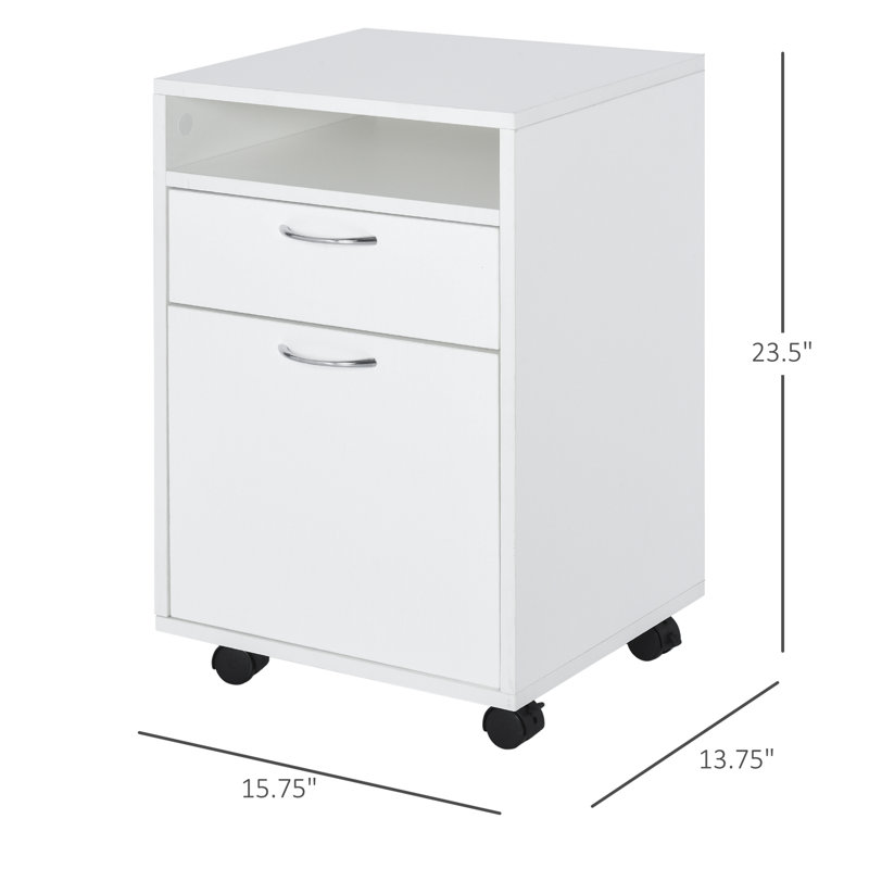 Organisateur de rangement mobile, Blanc