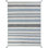 Canyon Cotton Striped Area Rug in Turquoise/Gray