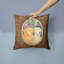 Golden Retriever Outdoor Reversible Throw Pillow