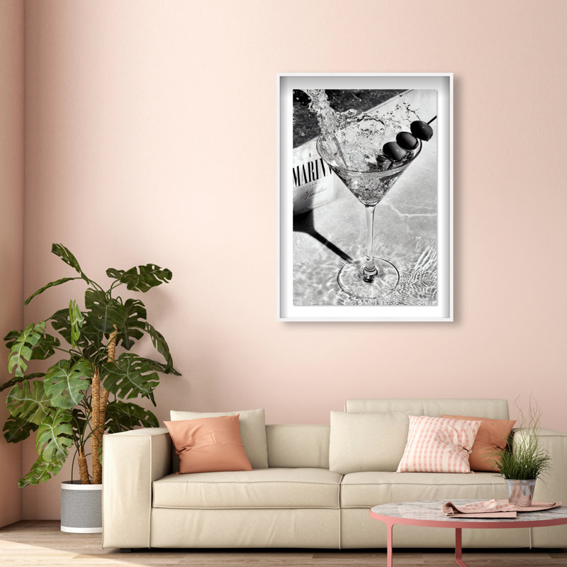 Chill Time II Print by Oliver Gal, 16.5"H x 11.5"W, White Shadowbox