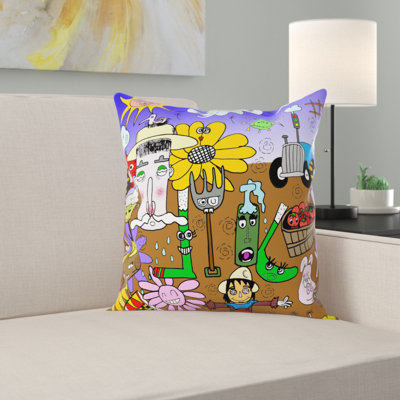 Benji Square Throw Cushion