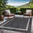 Waikiki Dark Gray Indoor/Outdoor Rug-300165338