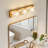 3 Tiles Cloud Glass Gold Copper Bathroom Vanity -Light Color Adjustable-662989548