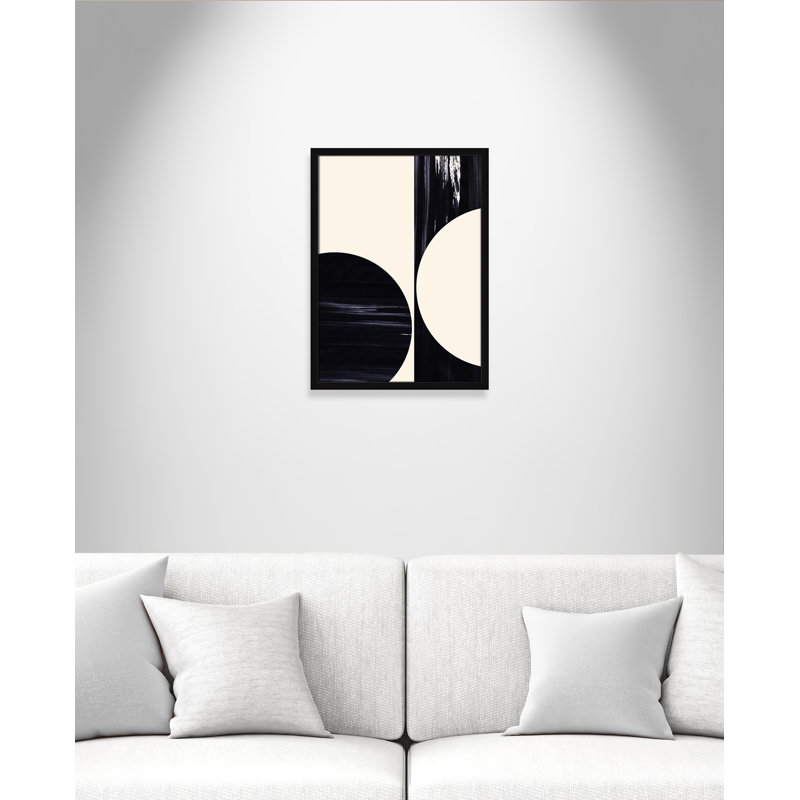 Opposite " Opposite " by Aoibhne Hogan, 23" H x 17" W x 0.75" D, Satin Black Paper