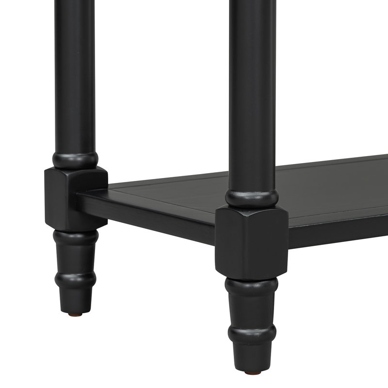 Armoire de rangement de bureau à 2 tiroirs de 35,34 po de largeur, Noir