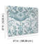 Avian Fountain Toile Wallpaper Roll-316777134