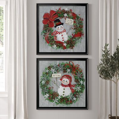 " Mr. Snowman " 2 - Pieces
