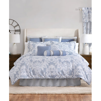 Floral Damask Comforter Set
