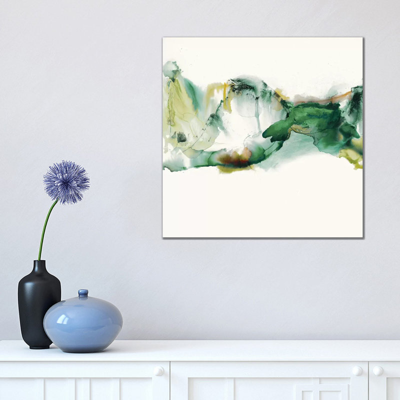 Green Terrain II by Sisa Jasper - Wrapped Canvas Gallery-Wrapped Canvas Giclée, 45.72 cm H x 45.72 cm W