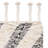 Alimatou Hand Knotted Wool/Cotton Geometric Rug in Black/Beige-362325269