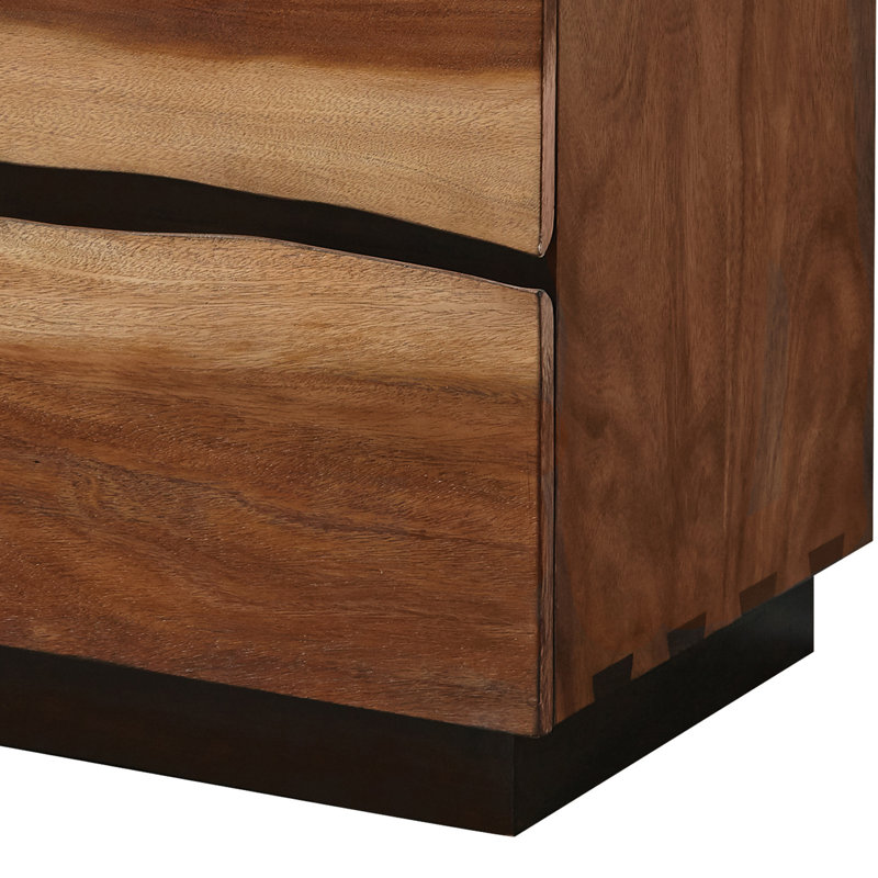 Table de chevet 2 tiroirs Yang