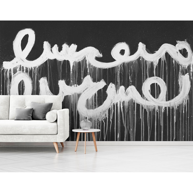A Love Note Peel & Stick Wall Mural,  120" W x  192" L 