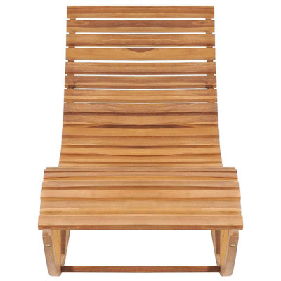 Kennerdell 24" Long Teak Single Chaise by Ivy Bronx