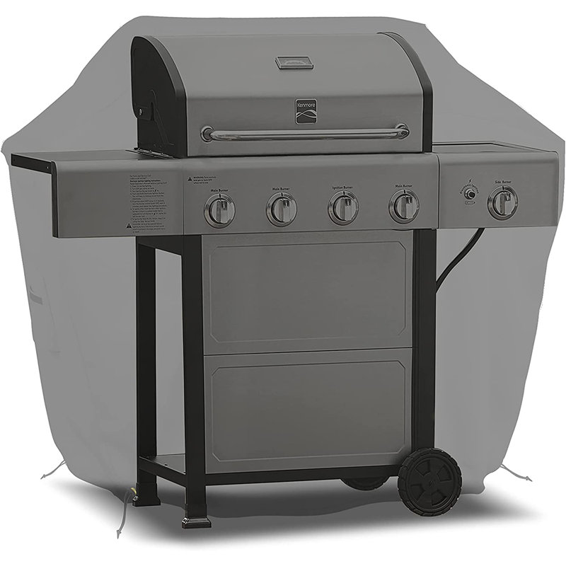 Heavy Duty Outdoor Waterproof BBQ Grill Cover, Durable UV-Resistant Babecue Grill Cover
