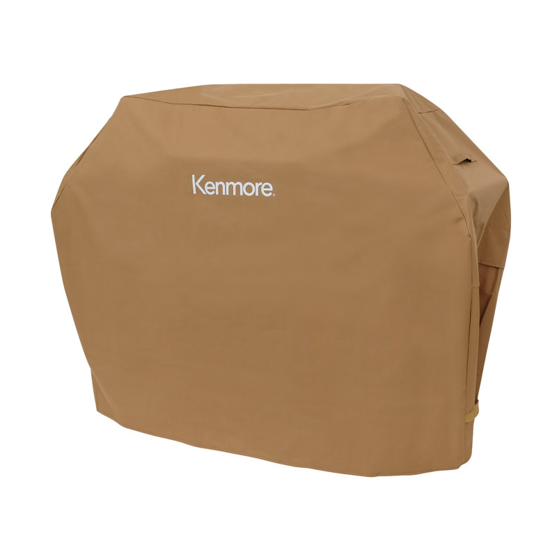 Kenmore Universal Gas Grill Cover for Outdoor Grills, Tan, 45" H x 56" W x 25" D