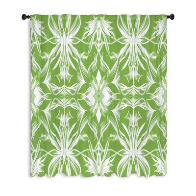 Rideau transparent en polyester Yulliana