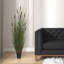 Herbe droite artificielle et quenouilles-73282466