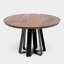 ARS Round Walnut Wood Dining Table-21385681