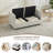 55.4" Wide Modular Storage Loveseat Sofa-1771757533