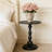 French Modern Minimalist Iron Round End Table