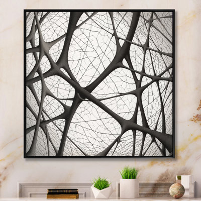 Minimalist Black and White IX - Abstract Shapes Canvas Prints