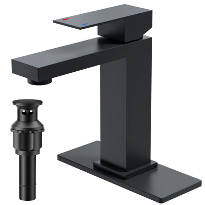 Bathroom Faucet with Drain Assembly