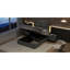 Grand lit plateforme hydraulique avec rangement, soutien solide, cuir synthétique confortable, structure relevable moderne Sensor Night, doux-744579724