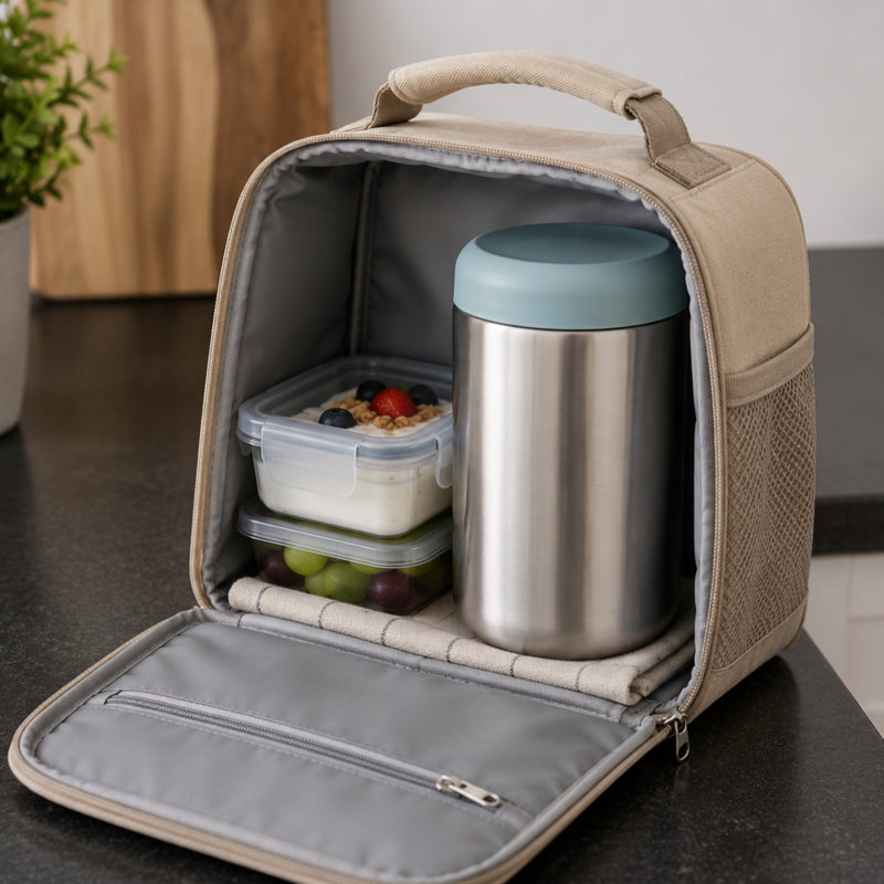 Boîte alimentaire isotherme BergHOFF Leo 740 ml, couleur ardoise