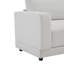 Canapé à accoudoirs carrés modernes 81 po, coussins profonds pour le salon ou la chambre à coucher, beige-124337692-124337693