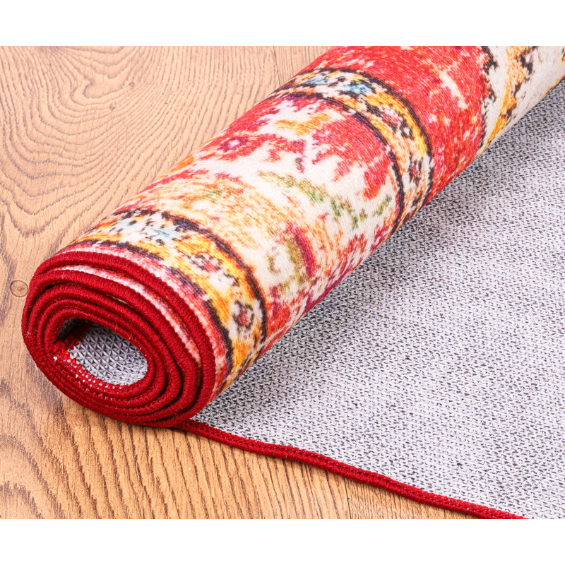Chardip Floral Area Rug, Rectangle 120 x 160cm