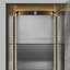Armoire H 66,1 po avec porte vitrée et lumière DEL