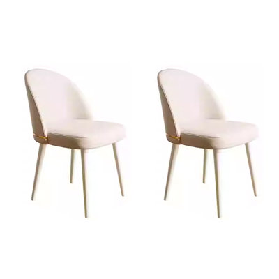 Modern Simple Imitation Leather Soft Dining Chairs