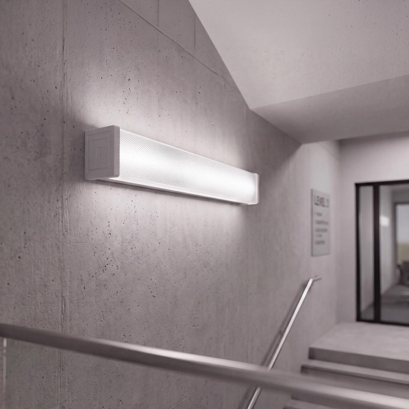 LED Wall Bracket Stairwell Surface Mount, 24" W
