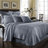 Historic Charleston King Charles Lightweight Cotton Matelasse Quilted Coverlet, King, White-29535166-29535153